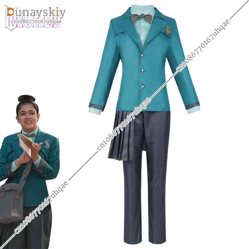 Костюмы ведьм для косплея Wicked одежда Эльфабы готическая вечеринка из фильма