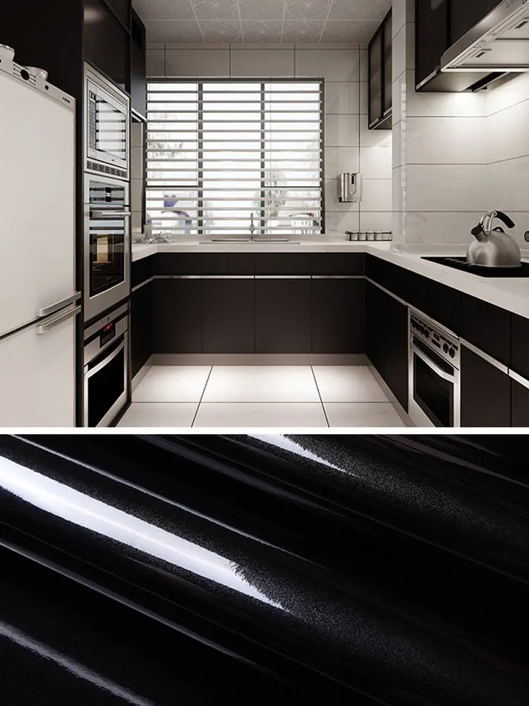 

Наклейки на шкаф, самоклеящаяся пленка для обновления мебели, гардероба, рабочего стола, разных цветов, для дверей шкафов, для кухни, с масляным покрытием