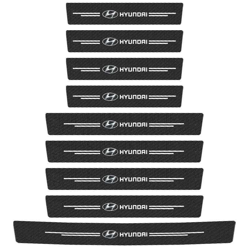 

Защитная наклейка на порог автомобиля для Hyundai Tucson Sonata Elantra Accent Verna Staria Azera с защитой бампера багажника