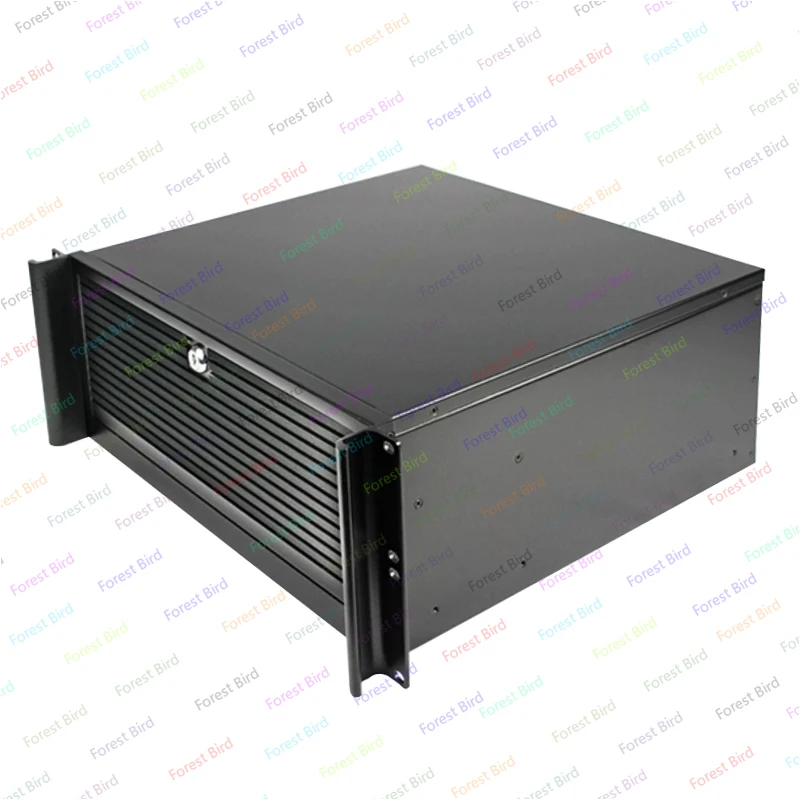 4U Серверная промышленная панель управления алюминиевая с замком Глубина 38 см