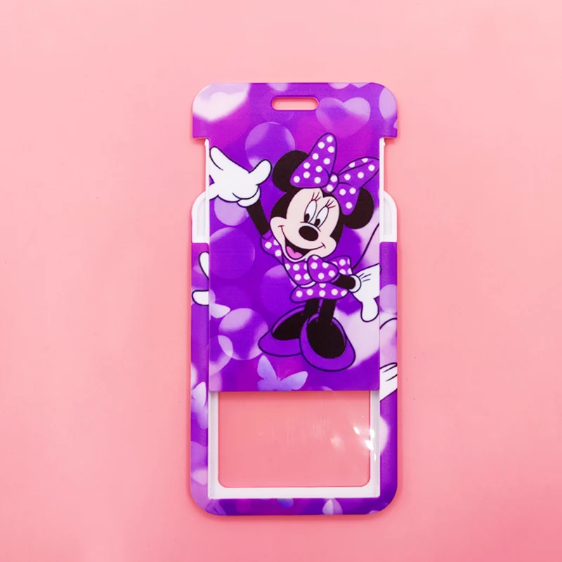 Держатель Для Бейджа С Микки Диснеем И Ремешком Кредитных Карт Унисекс На Шею