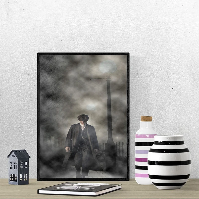 P-Peaky B-Blinders TV Play постер Tableau украшение настенная роспись декоративные настенные