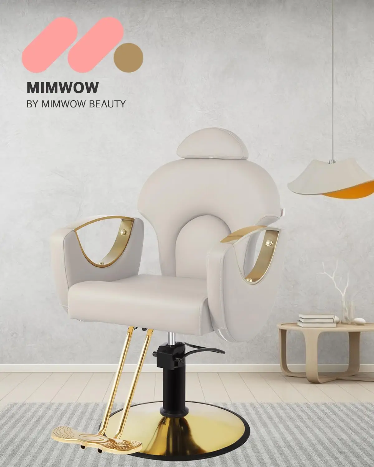 Парикмахерское кресло для салона с откидной спинкой парикмахера волос