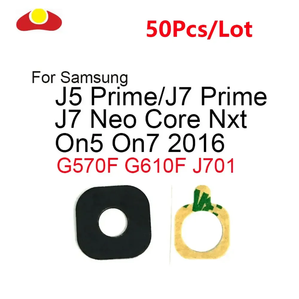 50 шт. для Samsung Galaxy J5 Prime J7 G570 G610 On5 On7 2016 задняя камера стеклянная крышка объектива с