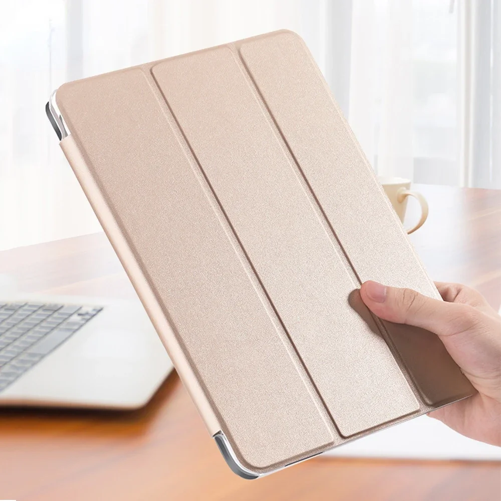 

For Samsung Galaxy Tab A 9.7'' SM- T550 T555 T550C Case Smart Cover Folding Stand Back Fundas With Auto Sleep/Wake Up