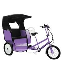 2022 t02 pedicab rickshaw 3 wheel motorized custom colorful electric pedal taxi bike tricycle price