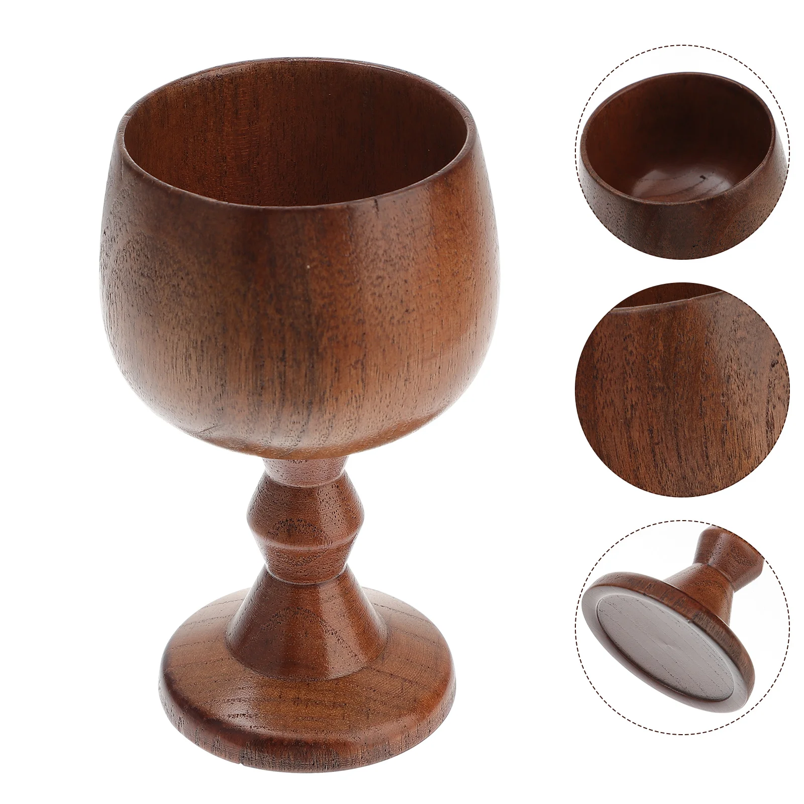 

Goblet Cup Wooden Toasting Glasses Chalice Wood Flutes Water Champagne Vintage Teacups Retro Drinking Drink Cool Bar Chalices
