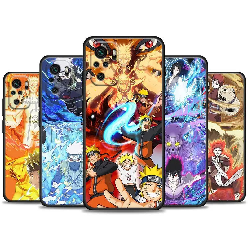 

Naruto Phone Case For Xiaomi Redmi Note 11 10 9 8 Pro 7 9S 8A 10S 11S Soft Cover Japan Anime Sasuke For Red mi 8Pro 10Pro Coque