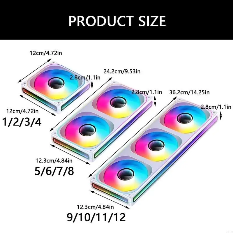G6DD Advanced 120 240 360 Однокорпусный вентилятор Вентилятор с RGB-подсветкой 123 x 120 мм Конструкция с высоким статическим (art.: 3920db2f87ffb) - 3920db2f87ffb