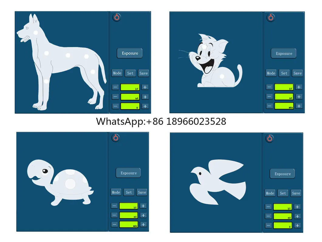 WTX-05 ветеринарный медицинский Портативный Высокочастотный рентгеновский