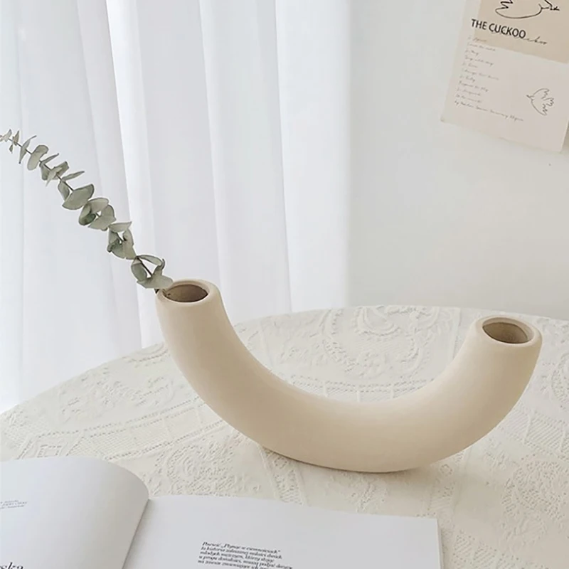 1 шт. очаровательная ваза в форме полумесяца креативный дизайн украшения простая