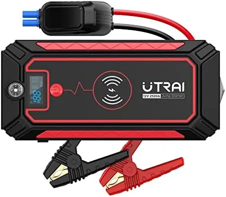 

Starter Battery Pack, Jstar 4 2500A Peak 12V Portable Car Jump Starter (up to 8.0L Gas, 7.5L Diesel Engines) Portable Jump Star