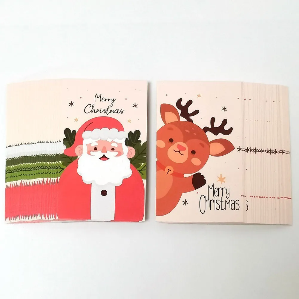 50 шт. поздравительные открытки с надписью Merry Christmas |