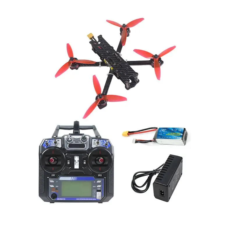 DIY F220 5 дюймов 3-4S RC FPV гоночный Дрон Встроенный OSD Betaflight с BLHeli-S 30A 4 в 1 ESC 2,1 кв бесщеточный двигатель мм FPV Cam
