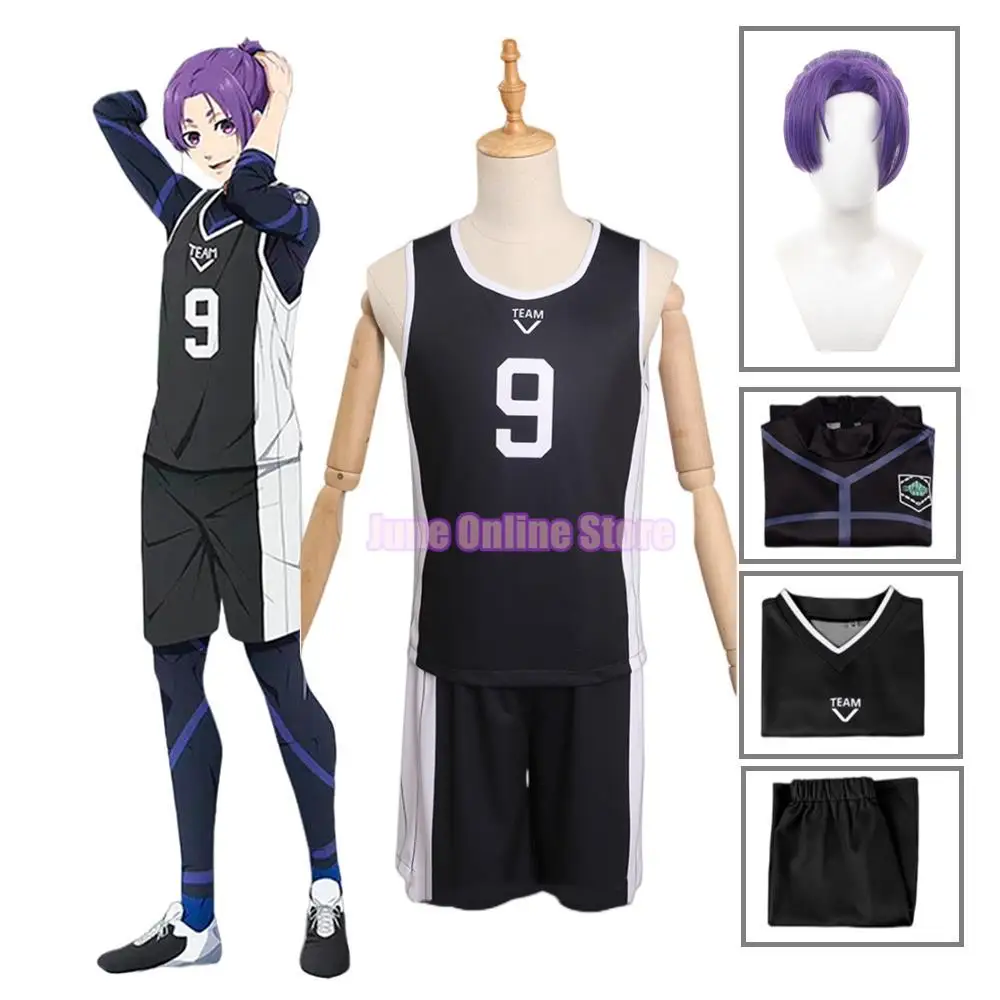 

Аниме Синий замок Reo Mikage Косплей Костюм футбол Maillot Foot Uniforme одежда трикотажные изделия