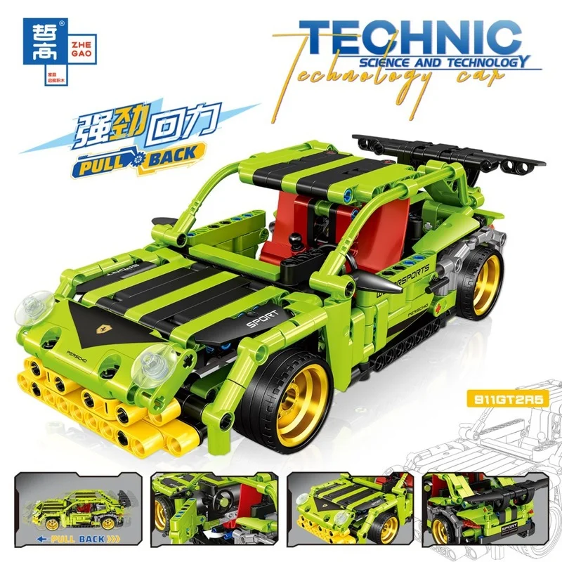 

Children Racing Toys Sports Car Blocks Super Sedan Off-road Vehicle Building Block Decoration Friend Boy Birthday Gift Toy