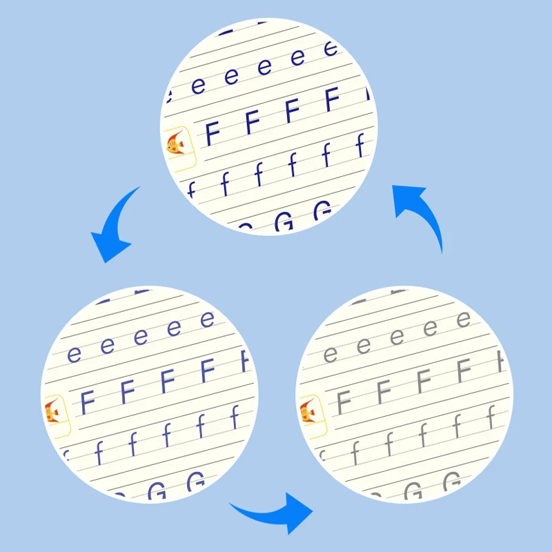 Бесплатная протирка магическая практика тетрадь для рисования с номером ручки