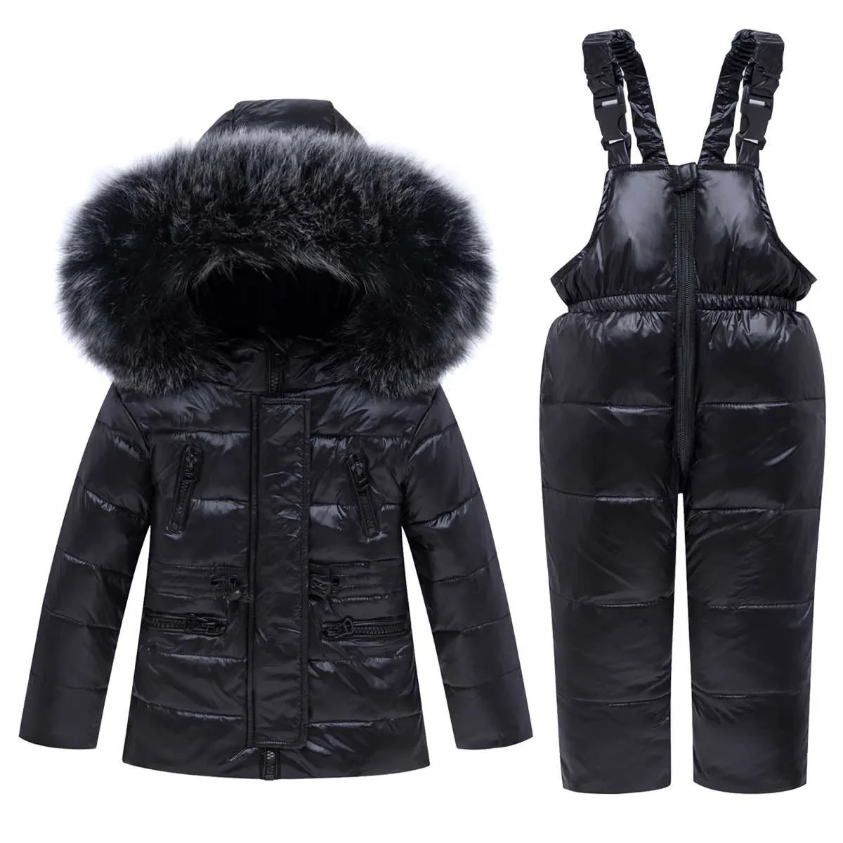 

2023 new Winter Baby Boy Girl clothing Set warm Down Jacket coat Snowsuit Children parka Kids Clothes Ski suit Overalls overcoat