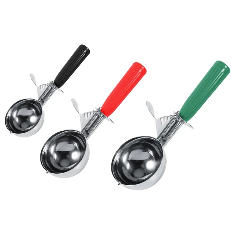 

Ice Cream Spoon Stainless Steel Spring Handle Mash Potato Watermelon Ball Maker Fruit Scoops Kitchen Tools