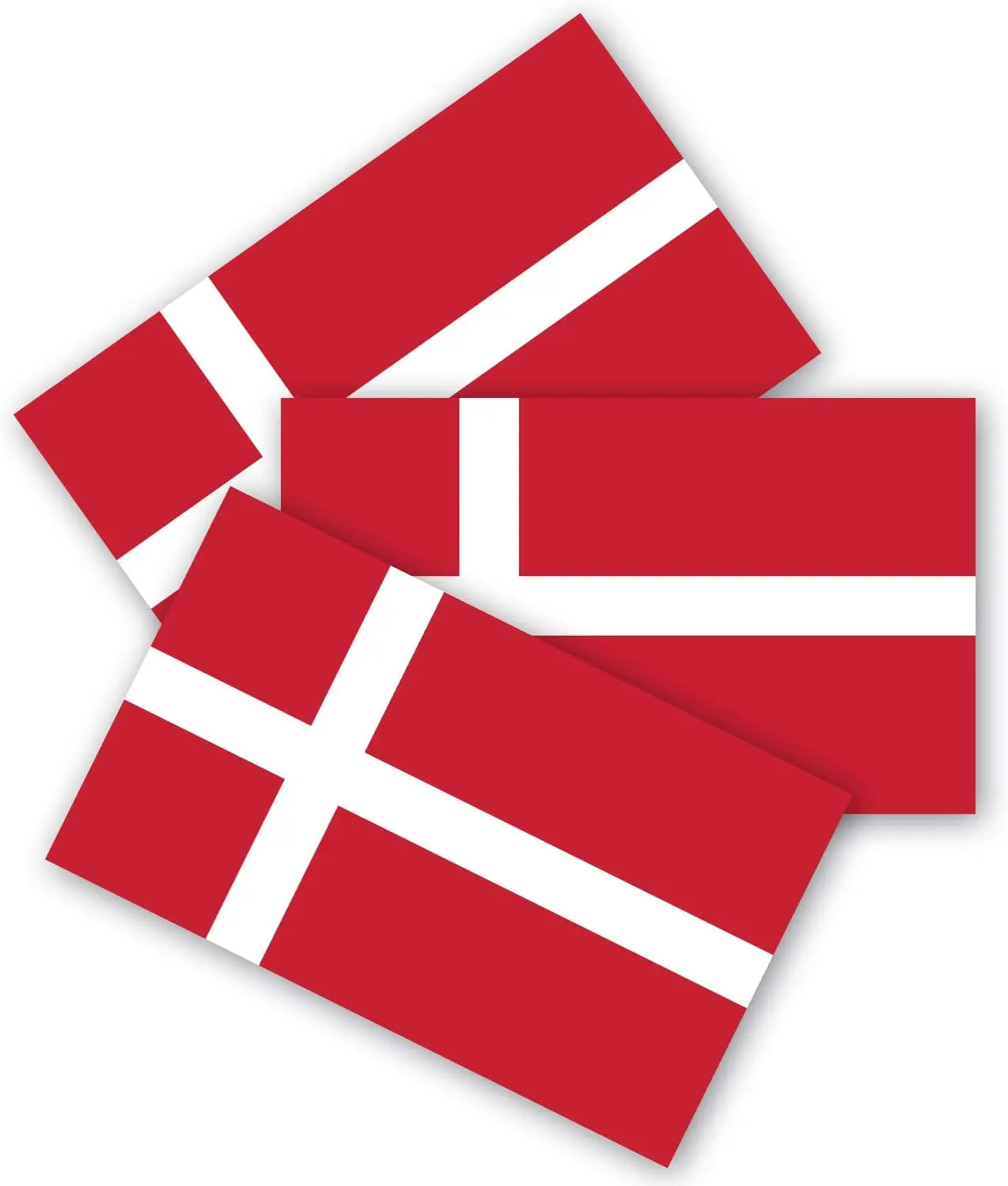 Датский флаг автомобильная наклейка подходит для компьютера стикер на колесиках