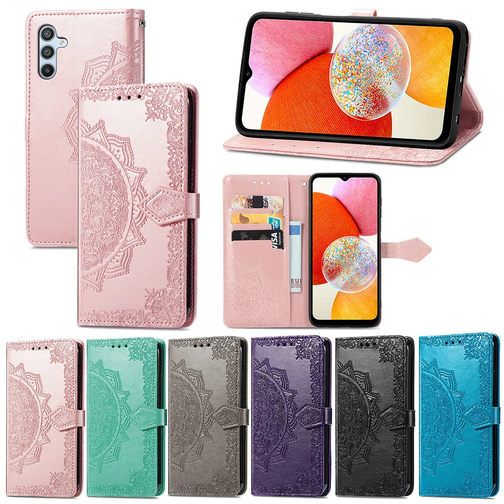 Чехол с винтажным рисунком для Samsung Galaxy X Cover6 Pro F62 F54 F04 F14 F23 F42 F52 5G F41, кожаный защитный чехол для телефона