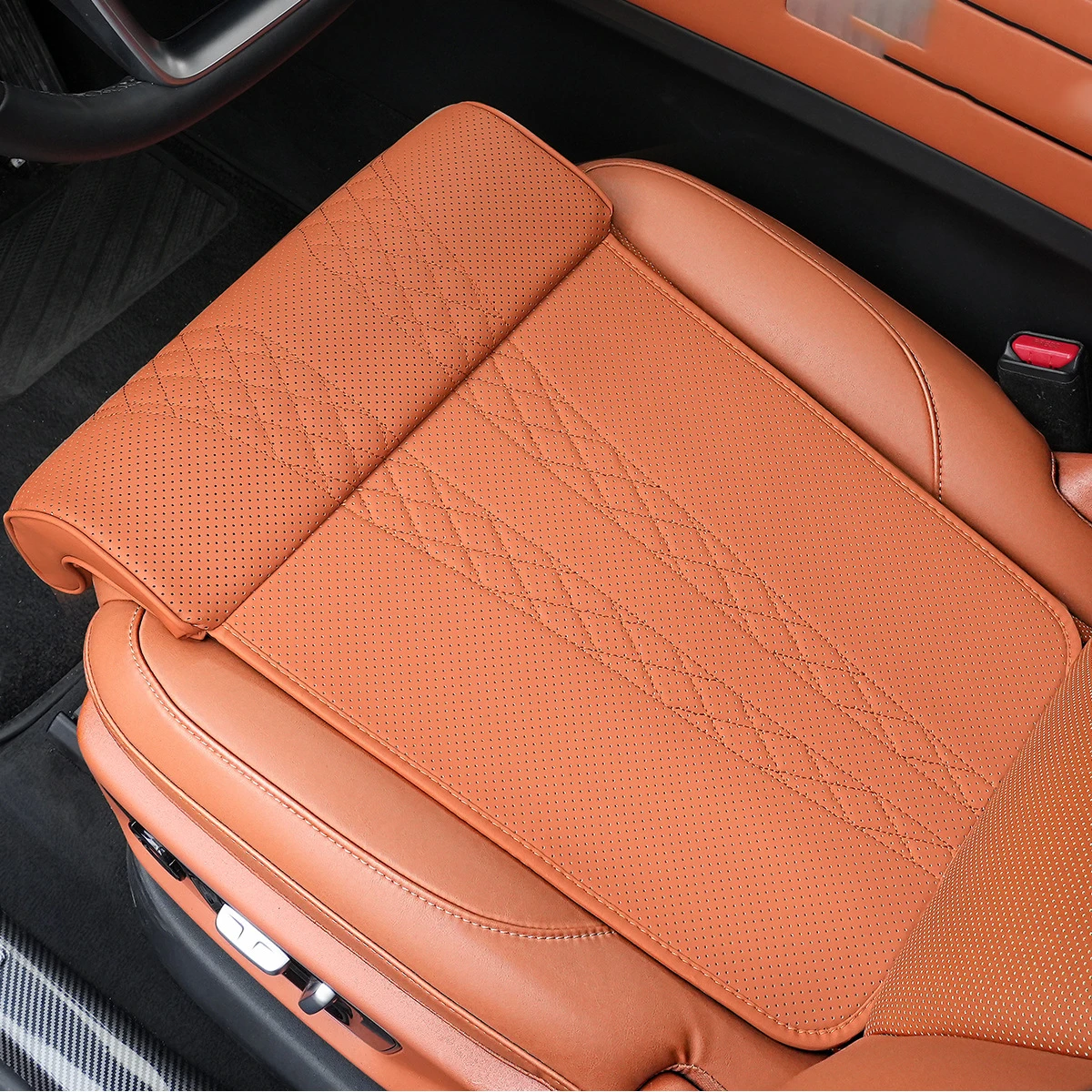 Удлинитель автомобильного сиденья, подушка для ног, кожаная универсальная подушка для поддержки ног, подушка из пены с эффектом памяти, наколенник, защитный коврик, авто удлинитель сиденья, набивка