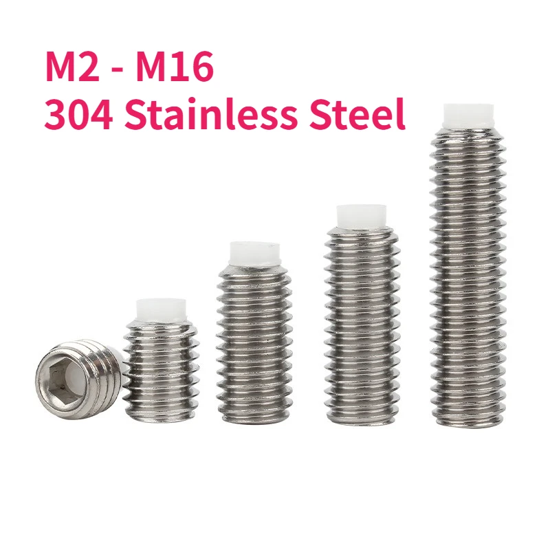 Нержавеющие винты с шестигранной головкой M2-M16