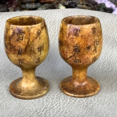 

Антикварные старые чаши Xiuyu, украшения для дома