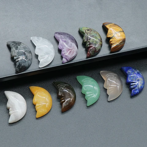 Статуя луны из агата