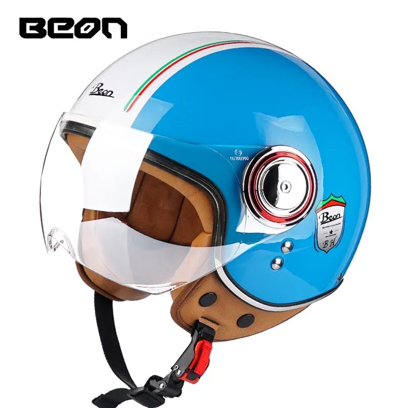 Electric Men's Motorcycle Helmet BEON E-Scooter Accessories Motocross Scooter Bicycle Moto Biker MOTO Helmets
