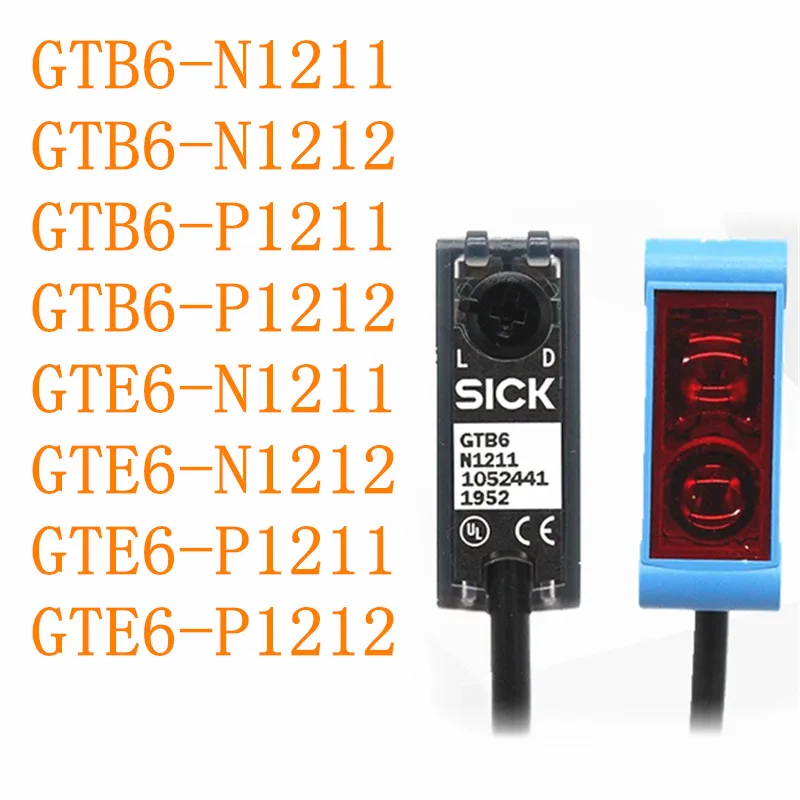 

100% NEW Photoelectric switch sensor GTB6-N1211 GTB6-N1212 GTB6-P1211 GTB6-P1212 GTE6-N1211 GTE6-N1212 GTE6-P1211 GTE6-P1212