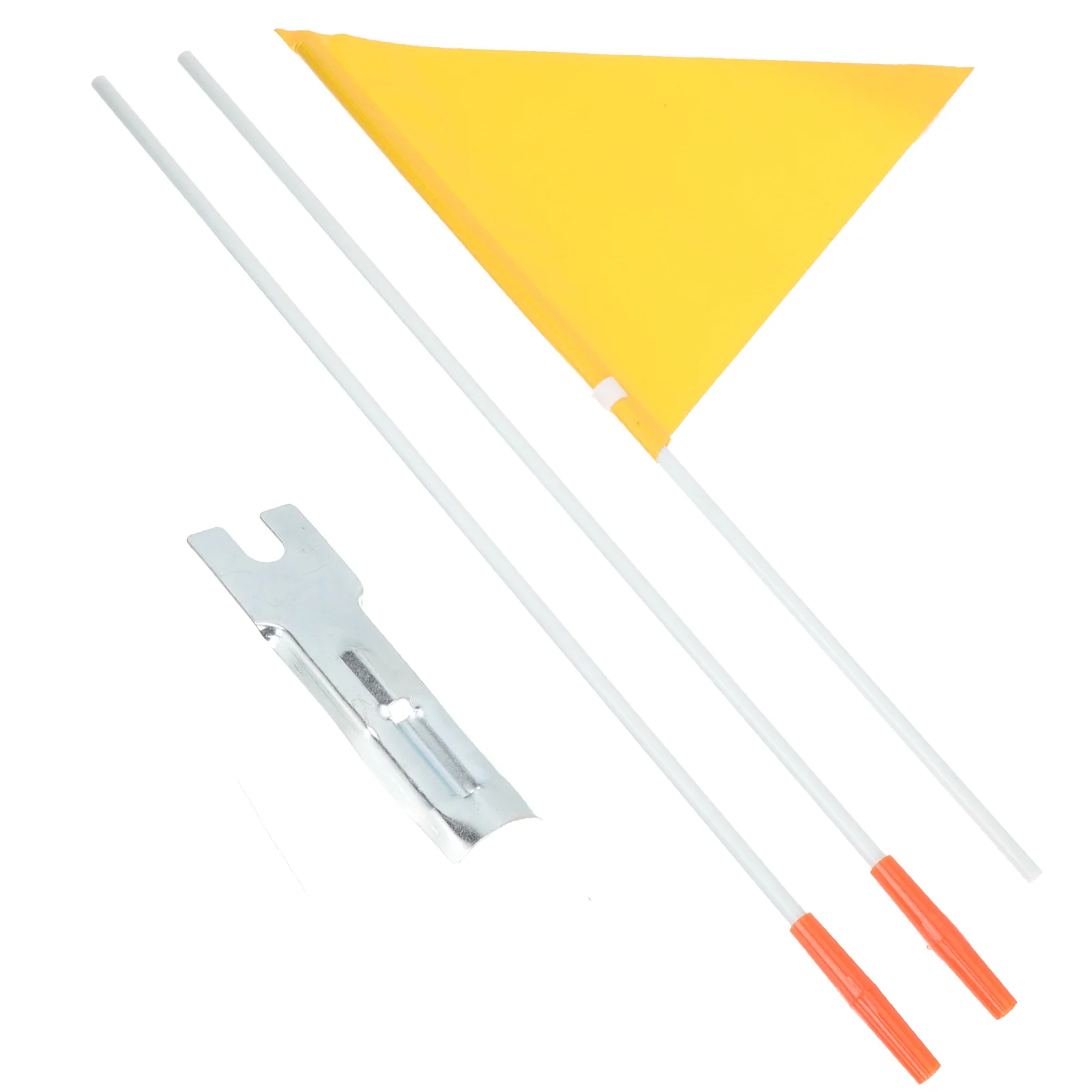 

Bicycle Flagpole Glass Display Shelf Wear-resistant Bike Advertising Cycling Fiberglass Bicycles Decor Child Portable Safety