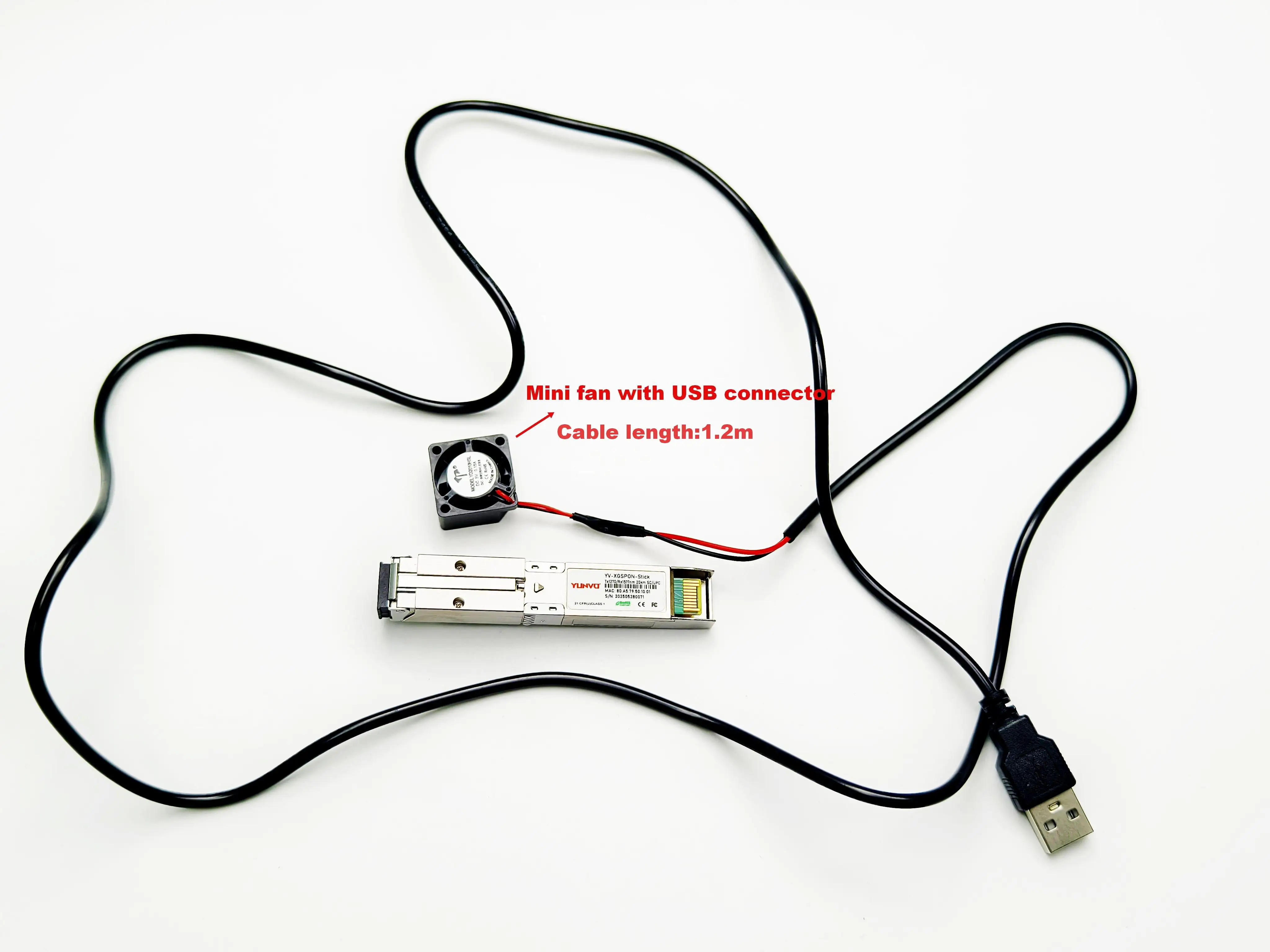 Фото 10G SFP+ 1270/1577нм 20км SC/APC/UPC с веб-интерфейсом, прошивка 8311, XGSPON ONT ONU Stick для FTTH №3