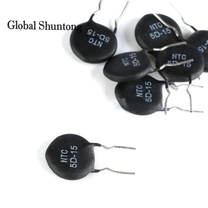 

30Pcs MF72 5D-15 NTC Thermistor Resistance 1.5D 2.5D 3D 5D 8D 10D 15D 16D 20D 22D 30D 47D-15 Negative Temperature Coefficient