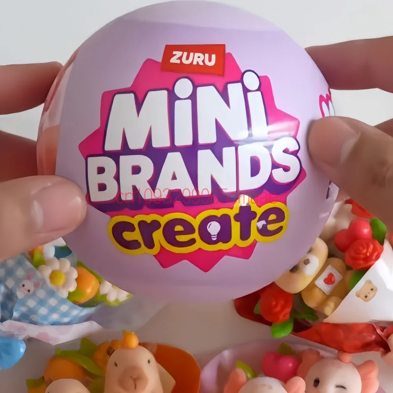 Фото Zuru Mini Brands: Загадочный шарик-сюрприз, милый мини-букет, модная игрушка-сюрприз, коллекционная фигурка животного, украшение, подарок на день рождения №3
