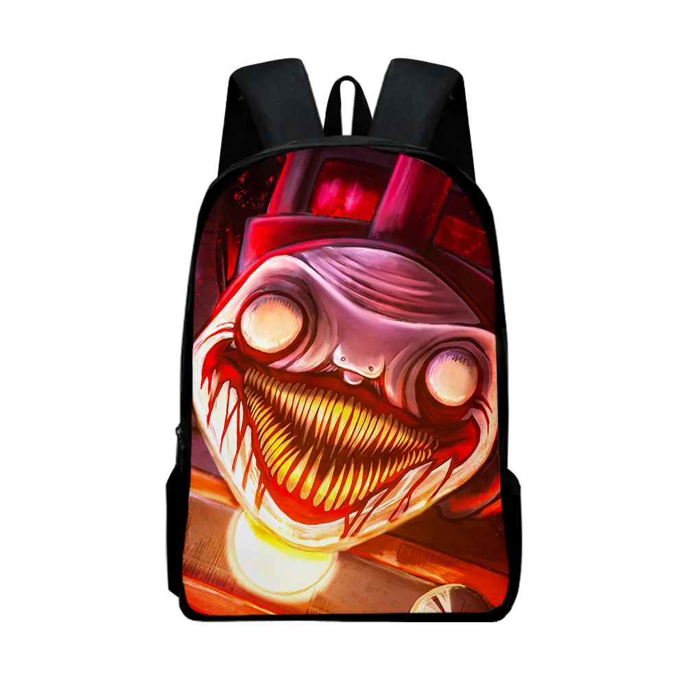 Модные популярные Молодежные школьные ранцы Choo-Choo Charles рюкзаки для ноутбука