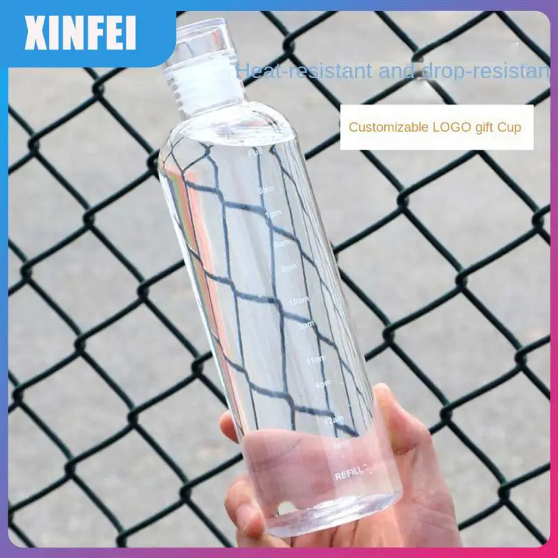 

Time Scale Gift Cup Portable 2023 Sports Water Bottle Girl High Color Value Water Bottle Kitchen Gadgets High Quality Scale Cup