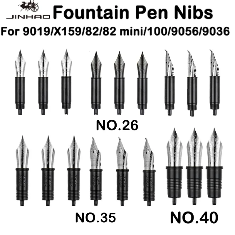 Фото Перьевая ручка JINHAO 3/1/X159/9019 mini/82/82/100 с иридиевым наконечником, замена EF/F/M, принадлежности для школы и офиса, 9056/9036 шт. №1