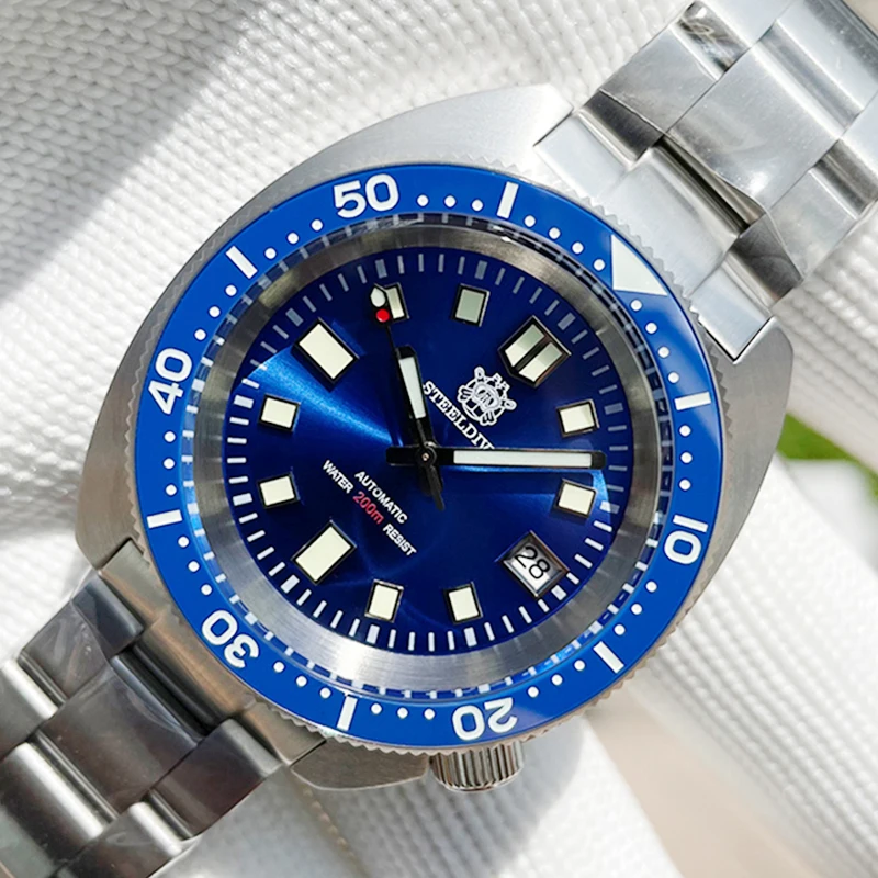 

Часы STEELDIVE Мужские механические с сапфировым стеклом, 200 м