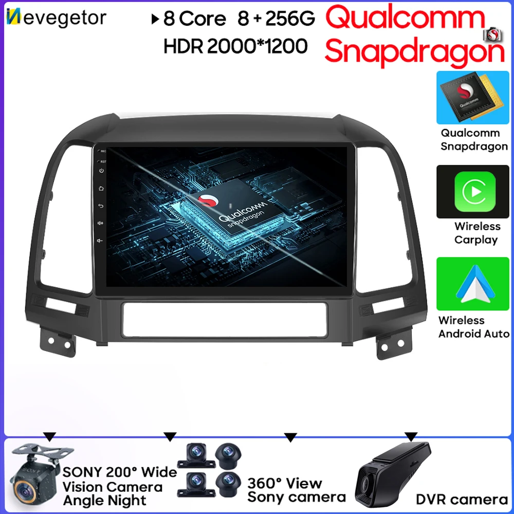 

Android 13 For Hyundai Tucson 2 LM IX35 2018 Carplay Car Radio Multimedia Video Player GPS Autoradio Navigation NO 2 Din DVD DSP