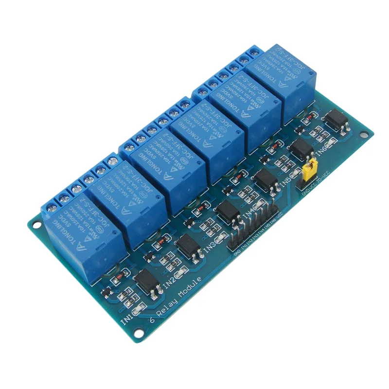 Релейный модуль 5 В 12 24 с релейным выходом оптопары 1 2 4 6 8 16-позиционный релейный