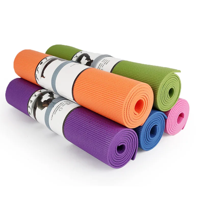 

ds180*60CM PVC monochromatic single-layer yoga mat, environmentally friendly, tasteless and durable