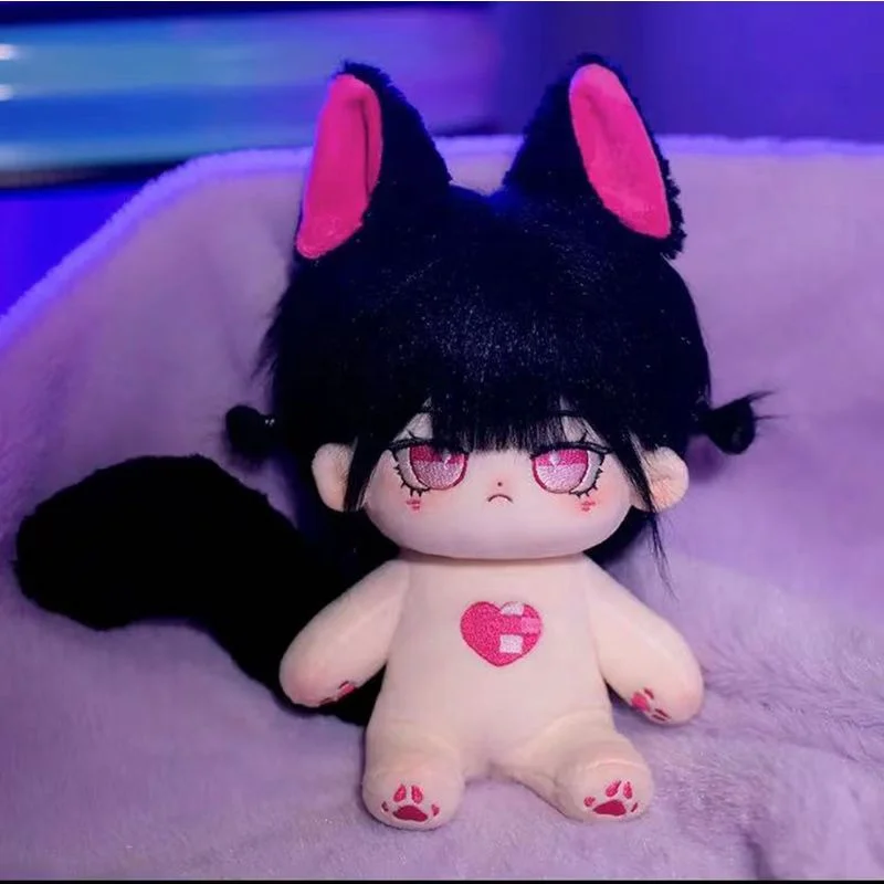

In Stock No attributes Monster Pink Hearts Cute Plush 20cm Doll Stuffed Dress Up Cospslay Anime Toy Figure Xmas Gifts THPD