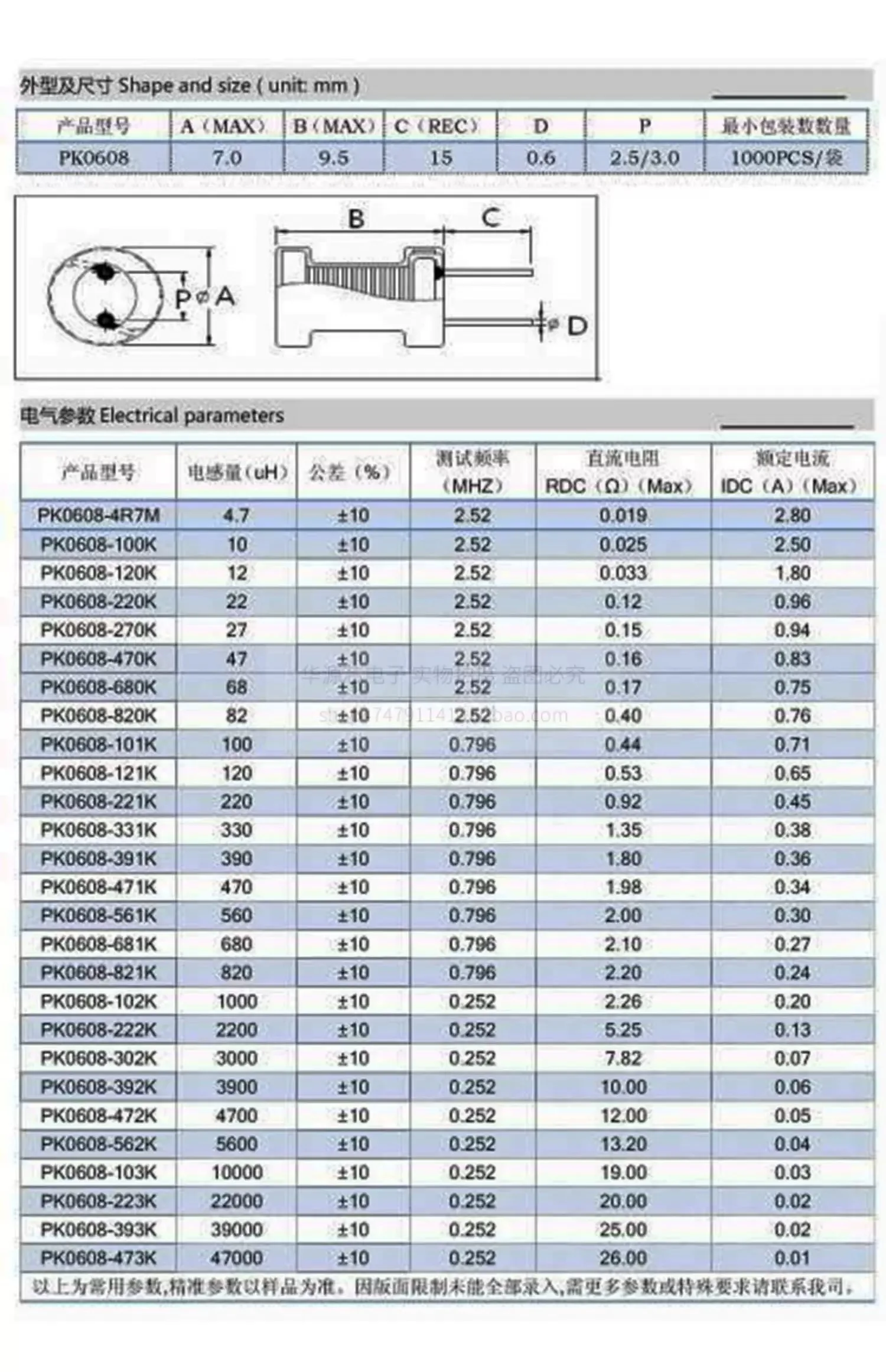 【50-10 шт.】0608 Силовой индуктор DIP 68 мм 6X8 1UH 2 2UH 4 7UH 10uH 22uH 100uH 330uH 470uH 1MH 2MH 7MH 10MH