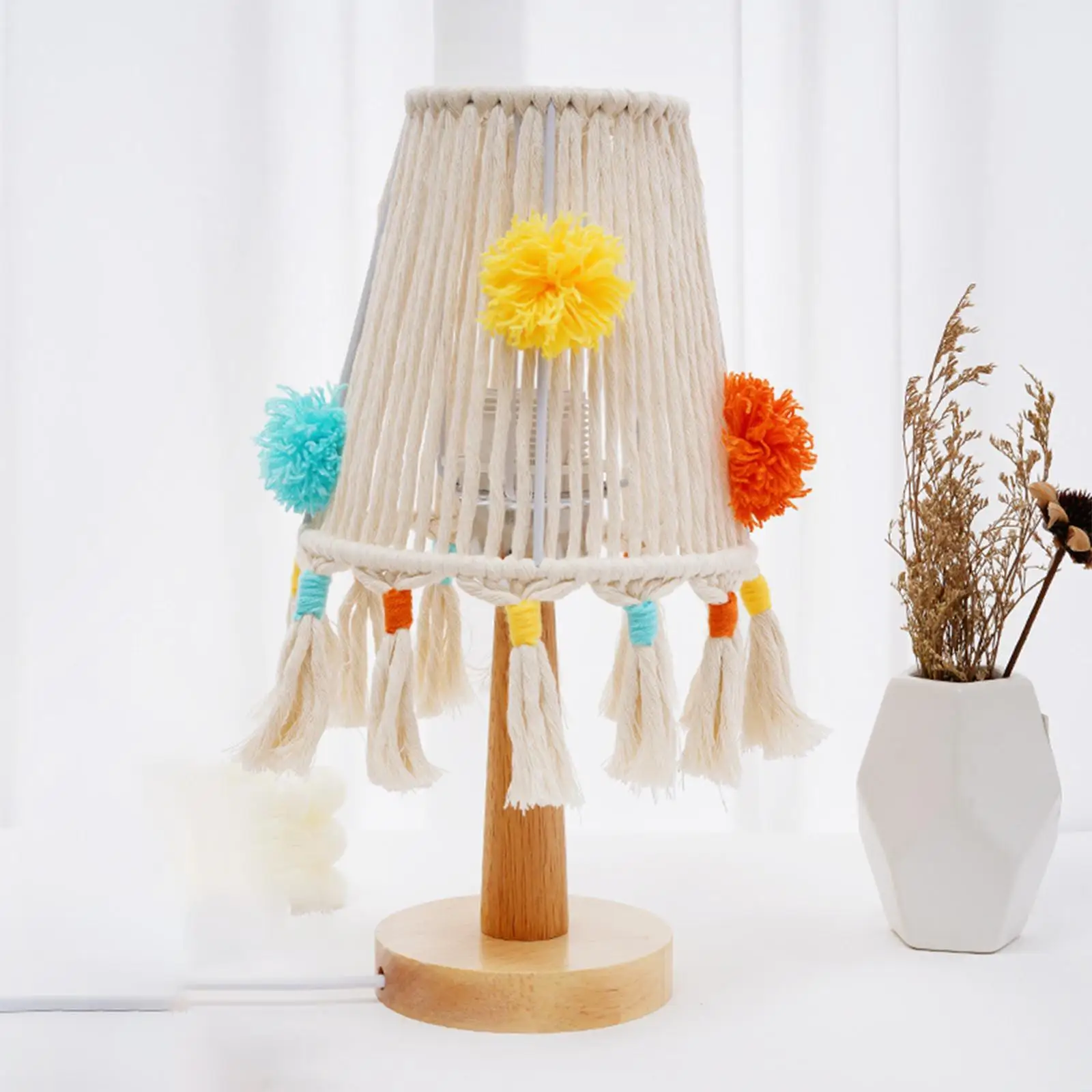 

Bohemian Table Lamp USB Charging Atmosphere Light Nightlight for Kids Room