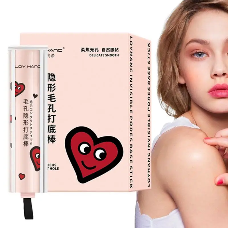 

Invisible Pore Primer Stick Pore Eraser Waterproof Face Primer Makeup Base Oil-control Smooth Fine Lines Isolation Makeup Primer