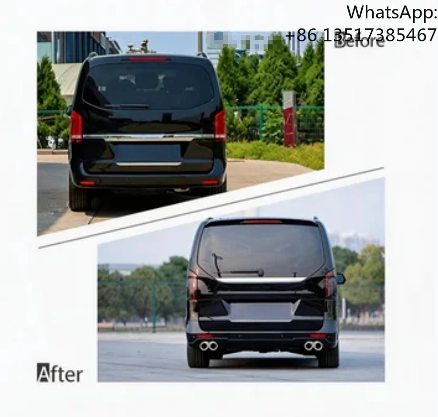 Комплект внешнего обвеса для V-класса W447 (2016-2024), модель MPV, рестайлинг: передний и задний бамперы, решетка радиатора, комплект для тюнинга, аксессуары для модернизации (art.: 3920db3bc9997) - 3920db3bc9997