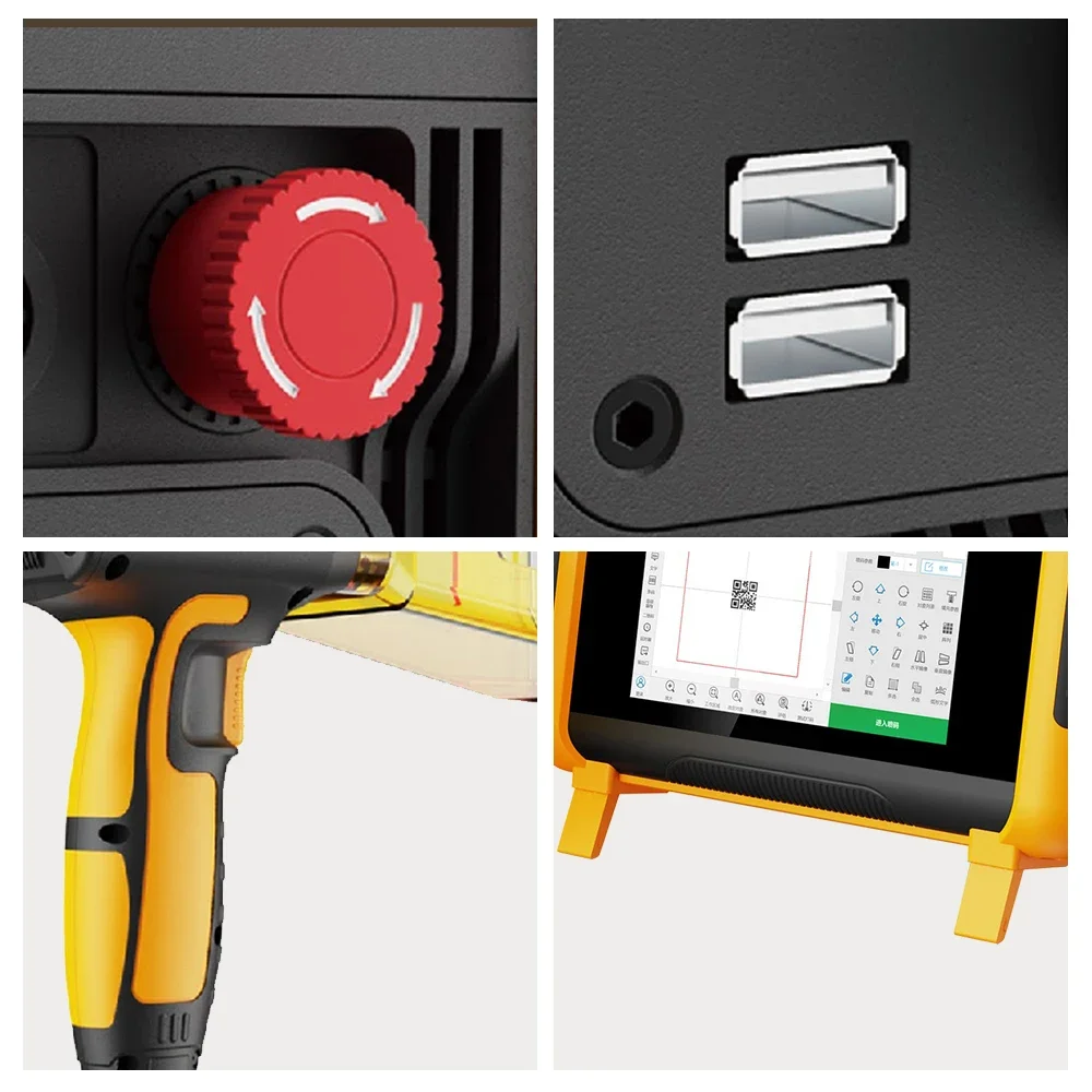 Ручной мобильный портативный мини-волоконный лазерный маркировочный станок Willita