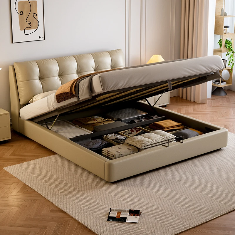 Каркас двуспальной кровати принцессы для спальни дизайнерский европейский