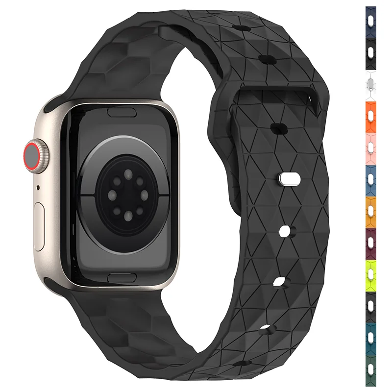 

Soft Silicone Strap For Apple Watch Band Ultra 49mm 44mm 45mm 42mm 41mm 42mm 38mm sport Watchband iwatch Serise 8 7 6 5 bracelet